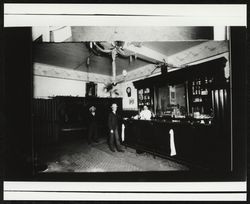 Interior views of unidentified saloons of Petaluma