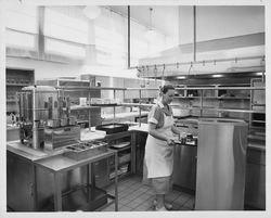 Interior view of Hillcrest Hospital, Petaluma, California, in 1957]