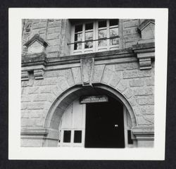 Inglenook Winery entrance, Rutherford, California, 1975