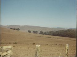 Unidentified portions of Christo's Running Fence, Sonoma County, California, September, 1976