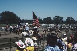 Rodeo at Doubletree Ranch in Sebastopol, California, July 1977