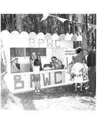 BPWC booth at the Old Adobe Fiesta, Petaluma, California, 1962