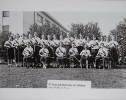 Violin orchestra of Petaluma High School, Petaluma, California, photographed between 1935 and 1939