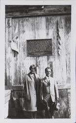 Mr. and Mrs. William S. Borba at Fort Ross restoration