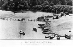 Boat landing, Montrio, California