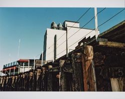 Train trestle on the Petaluma River, Petaluma, California, 1997