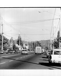 Looking east on Sonoma Avenue, Santa Rosa, California, November 12, 1971