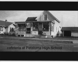 Robert's Place - Petaluma High School Cafeteria - located at 220 Fair Street, Petaluma, California, about 1936