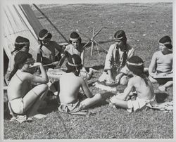 Portrayal of life in an Indian village at the Valley of the Moon Vintage Festival