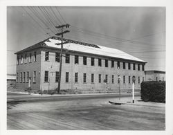 Exterior view of the Nolan-Earle Shoe Company building, Petaluma