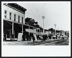 West Street at First Street looking north, Cloverdale, California, 1903