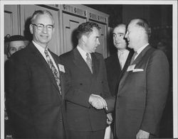 Vice President Richard Nixon with California delegates to the White House Conference on Education, Washington, D.C., 1955