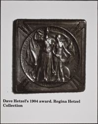 Silver Medal awarded David Hetzel for tobacco