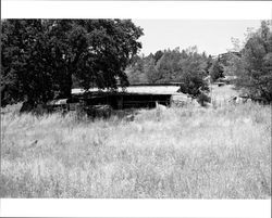 Remains of outbuildings located at 1480 Los Olivos Road, Santa Rosa, California, 1987