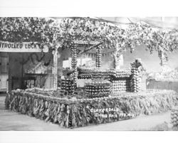 Cloverdale Citrus Fair, Feb. 1912--exhibit of the Controlled Lock Company