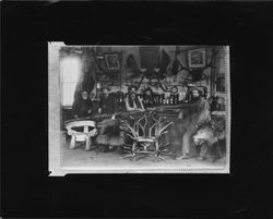 Interior of Table Bluff Hotel and Saloon in Table Bluff, Humboldt County, California, 1889