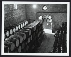 Interior of the Korbel Champagne Cellars