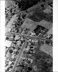 Aerial view showing Western Avenue, North Webster Street and Sonoma Avenue