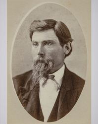 Portrait of an unidentified young man taken in Petaluma, California in the 1880s