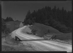 Meyers Grade Road, near Smith Ridge Road, in northwestern Sonoma County, California