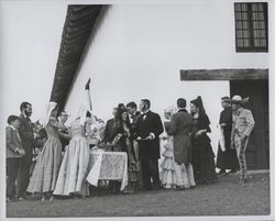 Reenactment of the Vallejo and Haraszthy double wedding at the Valley of the Moon Vintage Festival