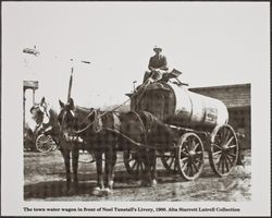 Guerneville water wagon, Guerneville, California, 1900