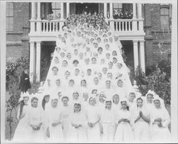 Cotati children making their confirmation, Cotati, California, about 1915