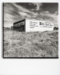 Bishop-Hansel body shop, Santa Rosa, California, 1970