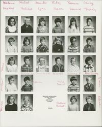 First graders at Two Rock Union School, Two Rock, California, 1975