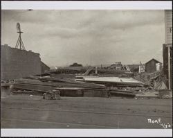 Building ruins after the 1906 earthquake in Santa Rosa, California