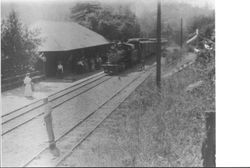 Engine No. 13 at Camp Meeker station