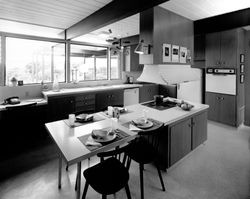 Interior view of the Willard H. Rush home, Santa Rosa, California, June 1965