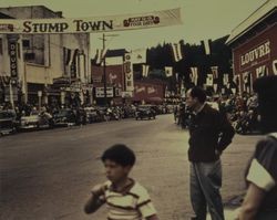 Guerneville, California's Stump Town parade, 1948