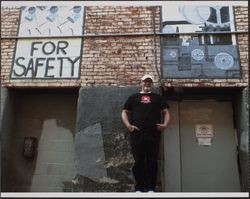 Fernando Nugent in American Alley, American Alley, Petaluma, California, 2012