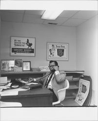 Office at Reif and Brody, Petaluma, California, 1965