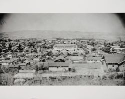 View of Petaluma from La Cresta Drive, Petaluma, California, 1920s