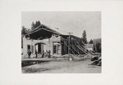 Tunstall Livery Stable after the earthquake