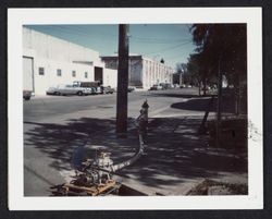 Warehouses on Donahue Street, Santa Rosa, about 1960s