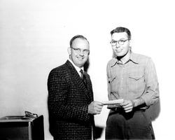 William Vartnaw and unidentified man