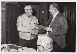 William McConnell receives award at the Sonoma County Fair, Santa Rosa, California