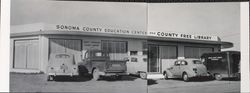 Exterior view of the Sonoma County Education Center and County Free Library