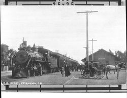 R.R. Depot, Petaluma, Cal