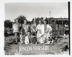 Staff of Cullen's Rincon Nursery, Santa Rosa, California, 1961