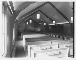 Sanctuary of the Bethlehem Lutheran Church, Santa Rosa, California, 1957