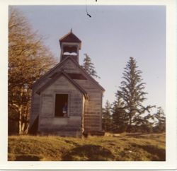 Gualala School, Kings Ridge Road, late winter 1969