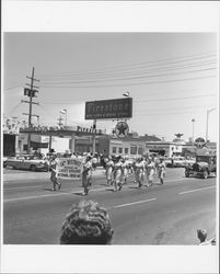 Sixteenth District Marching Unit Ladies Auxiliaries Veterans of Foreign Wars, Petaluma, California, about 1963