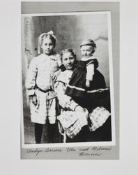 Portrait of children of Aaron H. Barnes