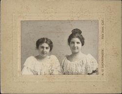 Portrait of Jovita Fitch Castro and Refugio Fitch