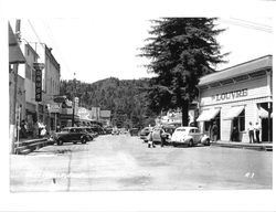 Railroad Avenue, Guerneville, California, 1936