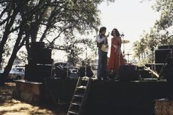 1979 Apple Blossom Queen Jennifer Langeberg at the Gravenstein Apple Fair in Ragle Ranch Regional Park, Aug. 6, 1979